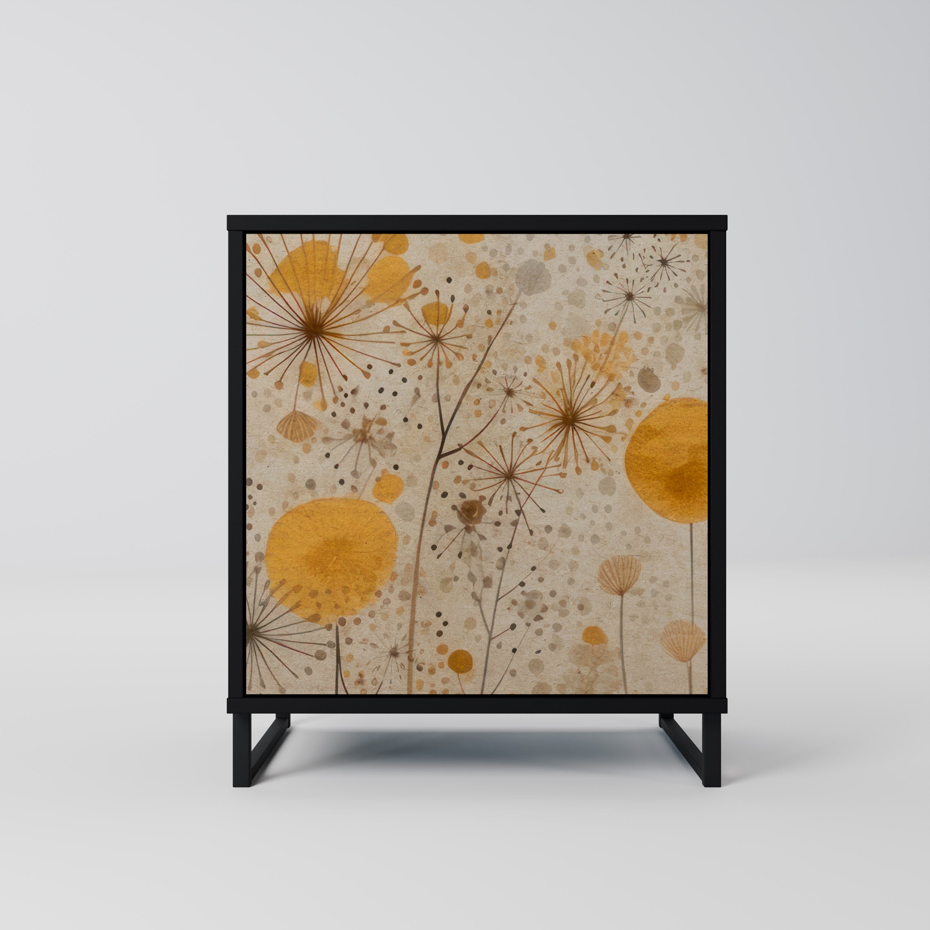 MORNING GLADE Sideboard mit 1 Tür in Schwarz