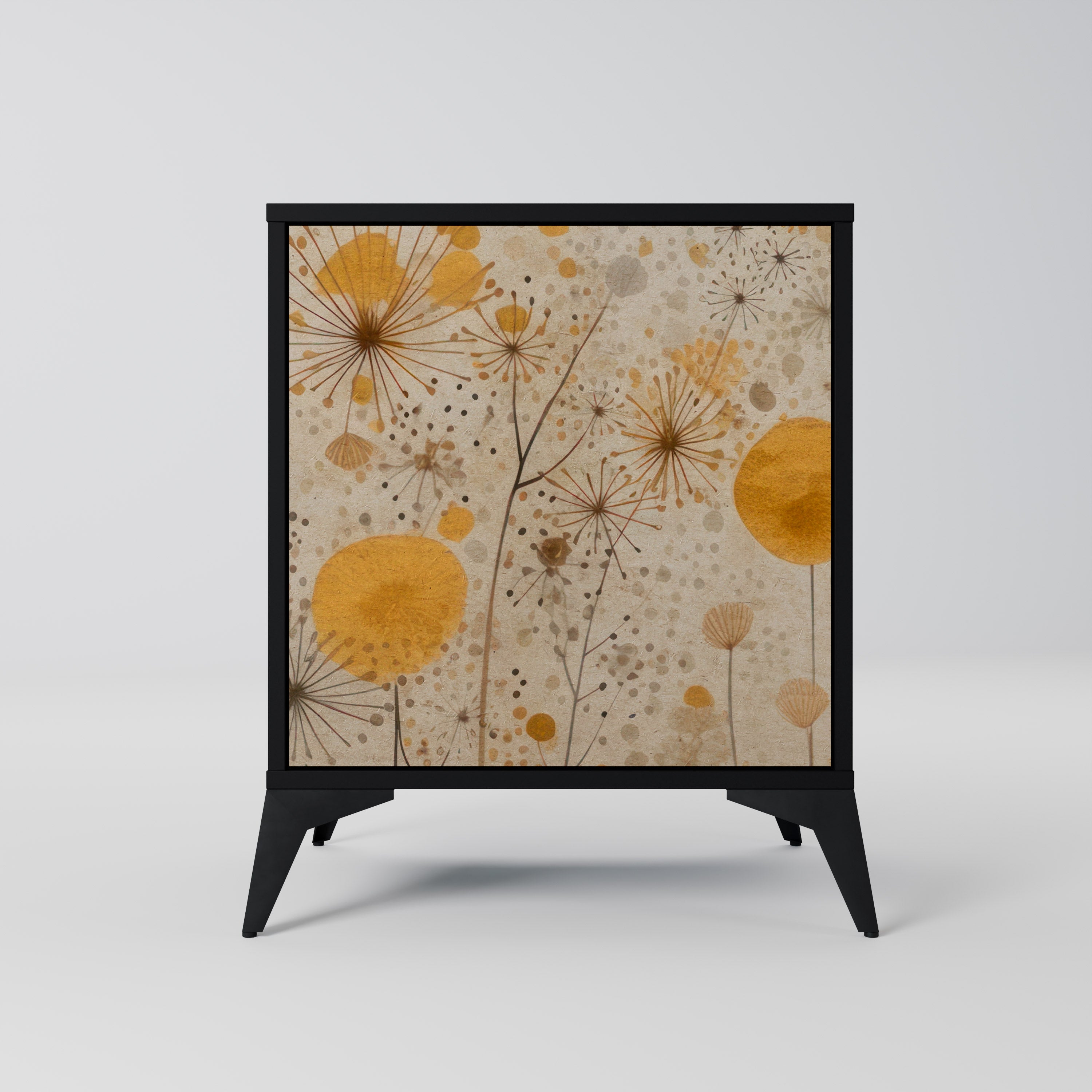 MORNING GLADE Sideboard mit 1 Tür in Schwarz