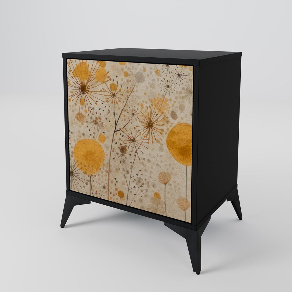 MORNING GLADE Sideboard mit 1 Tür in Schwarz