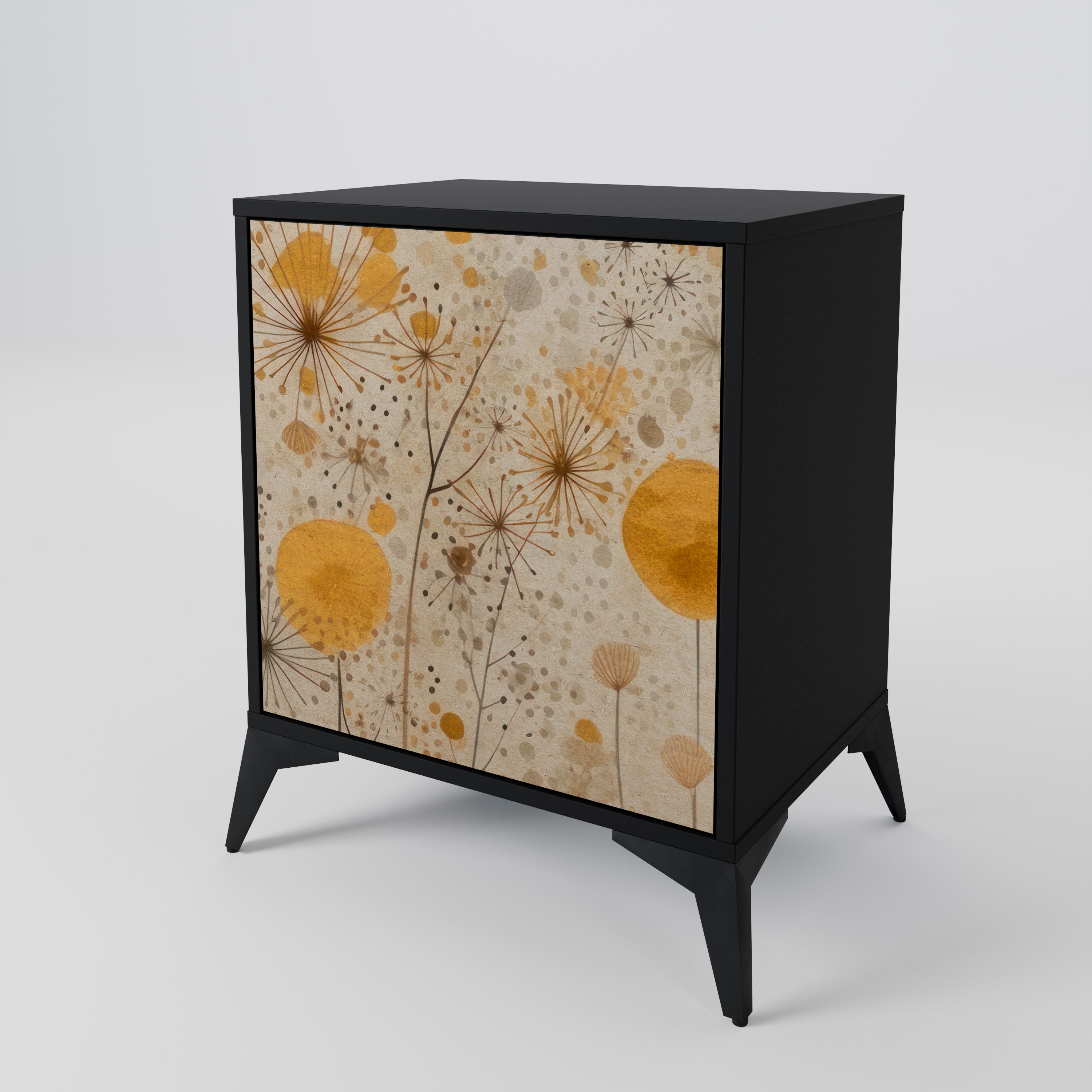 MORNING GLADE Sideboard mit 1 Tür in Schwarz