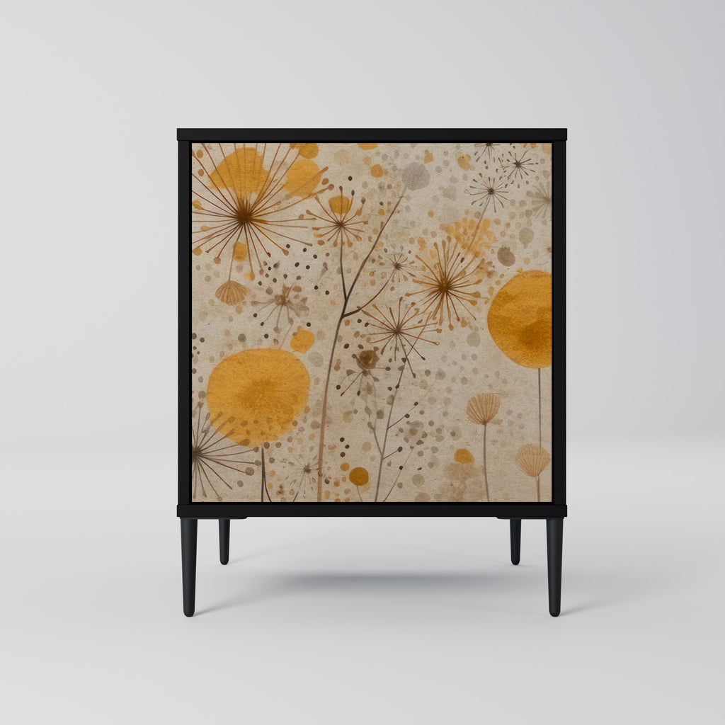 MORNING GLADE Sideboard mit 1 Tür in Schwarz