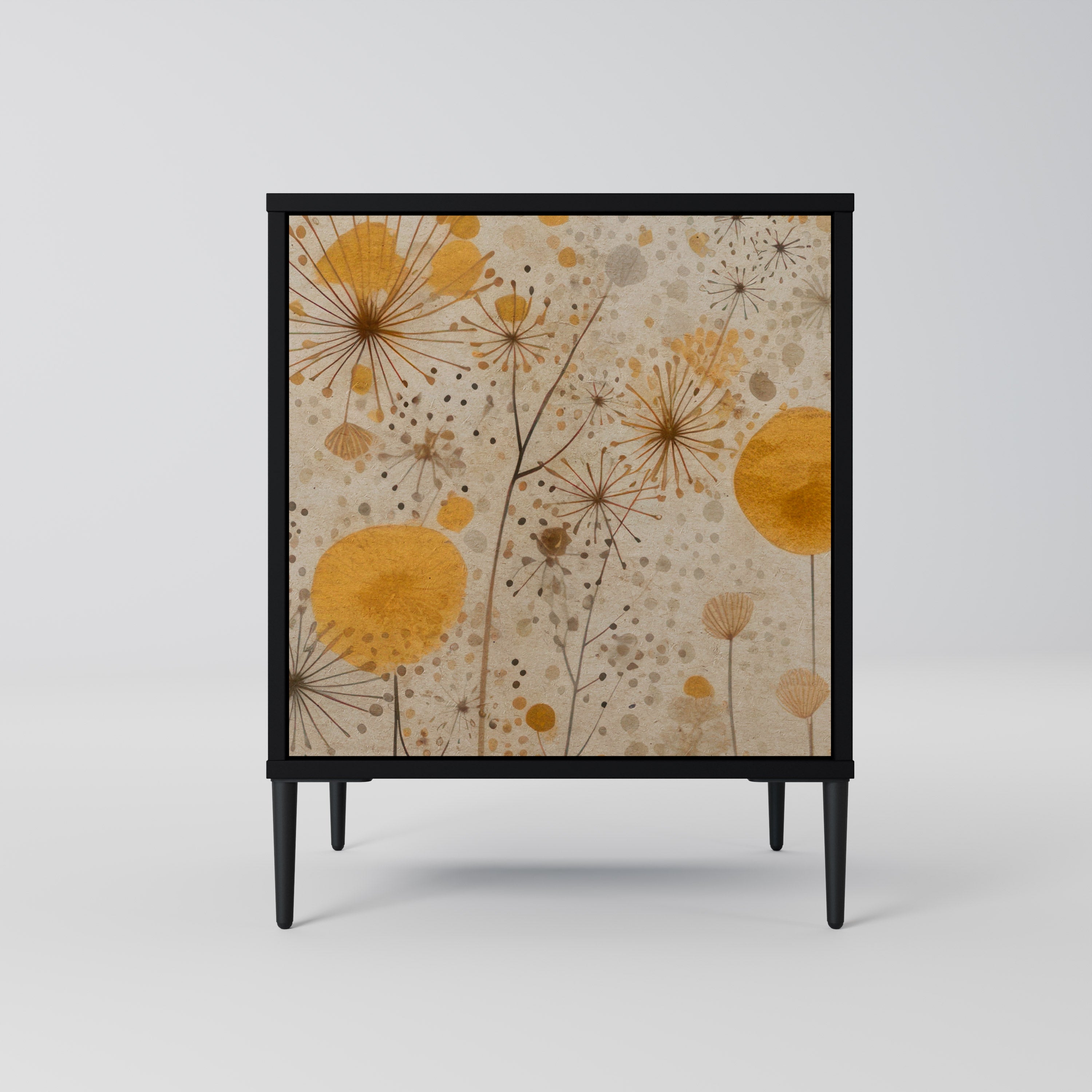 MORNING GLADE Sideboard mit 1 Tür in Schwarz