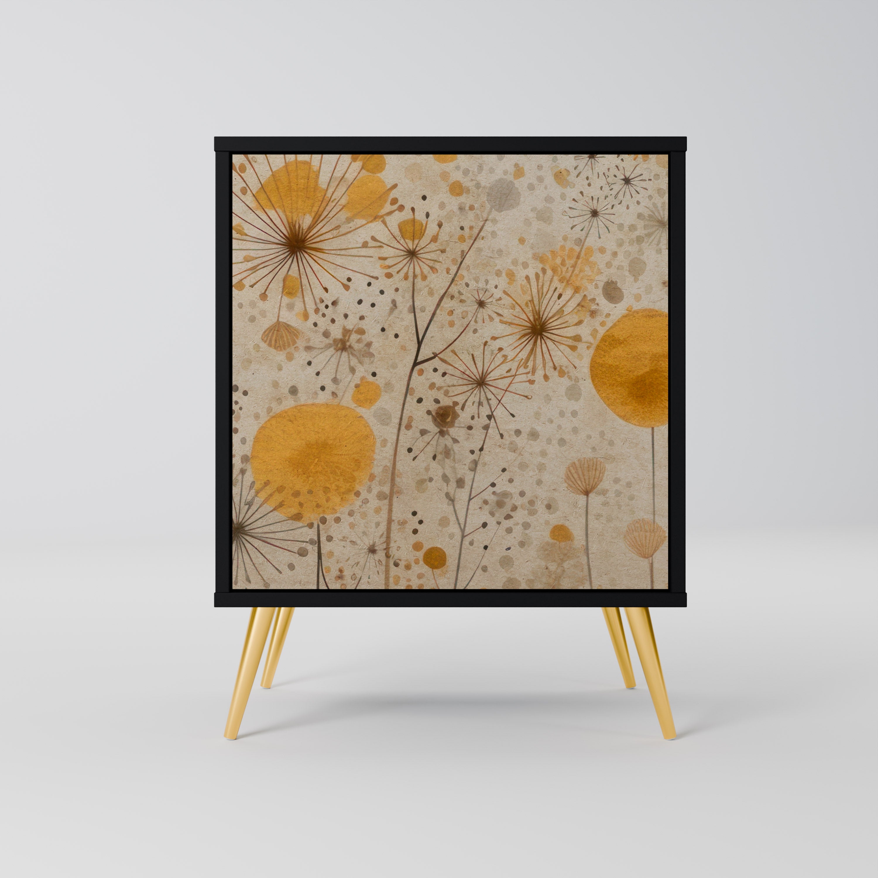 MORNING GLADE Sideboard mit 1 Tür in Schwarz