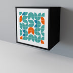 BE THE CHANGE 1-Door Sideboard in Black Finish