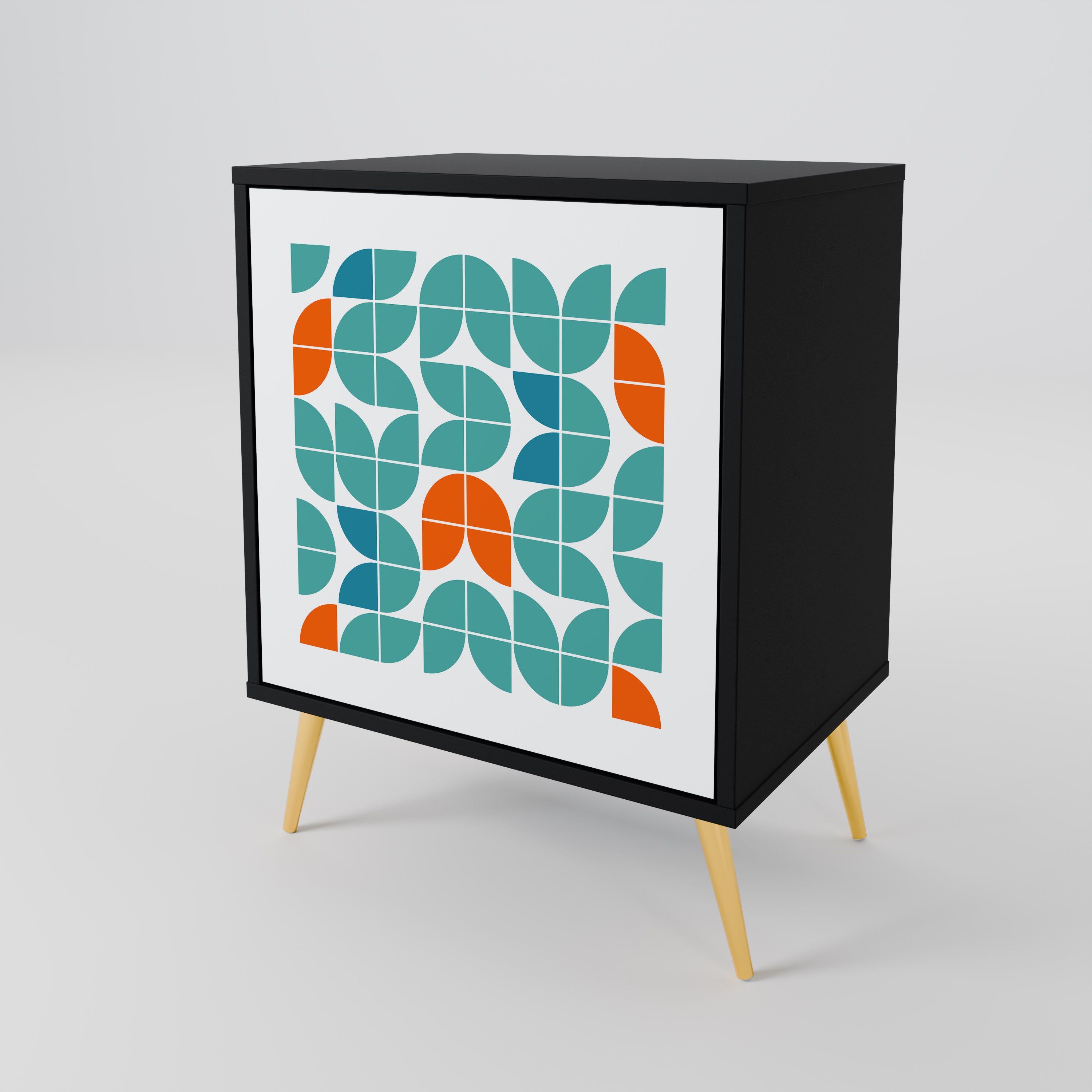 BE THE CHANGE Sideboard mit 1 Tür in Schwarz