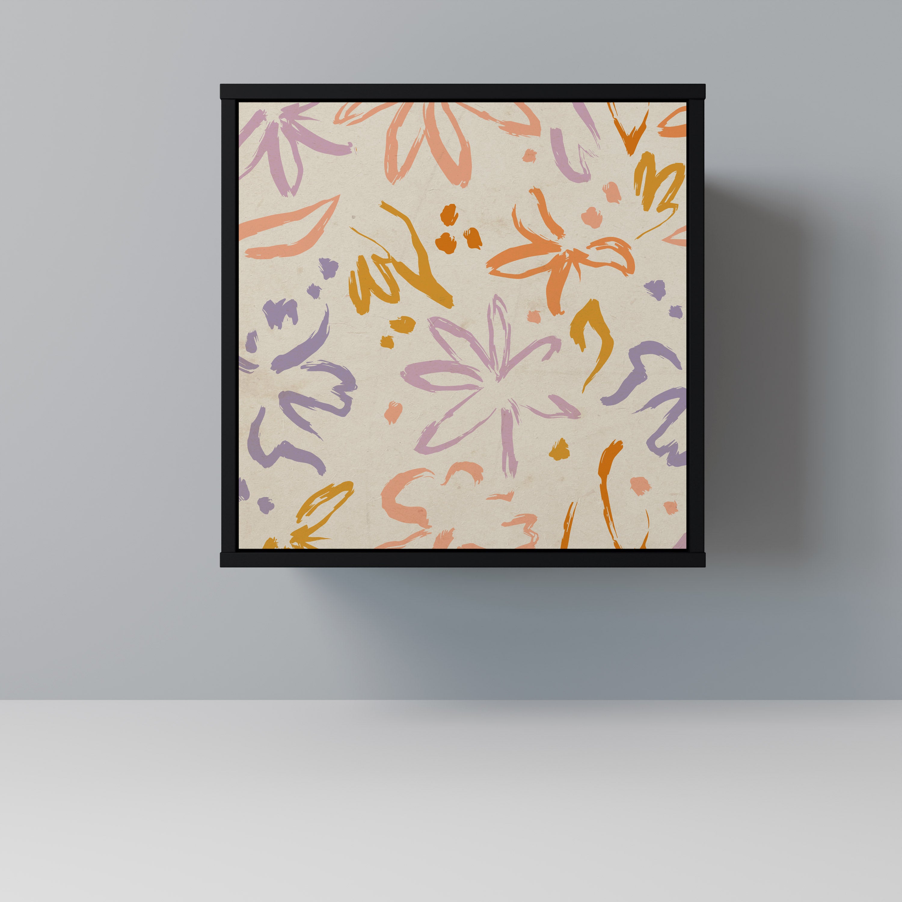 SPRING WHIMSY Sideboard mit 1 Tür in Schwarz