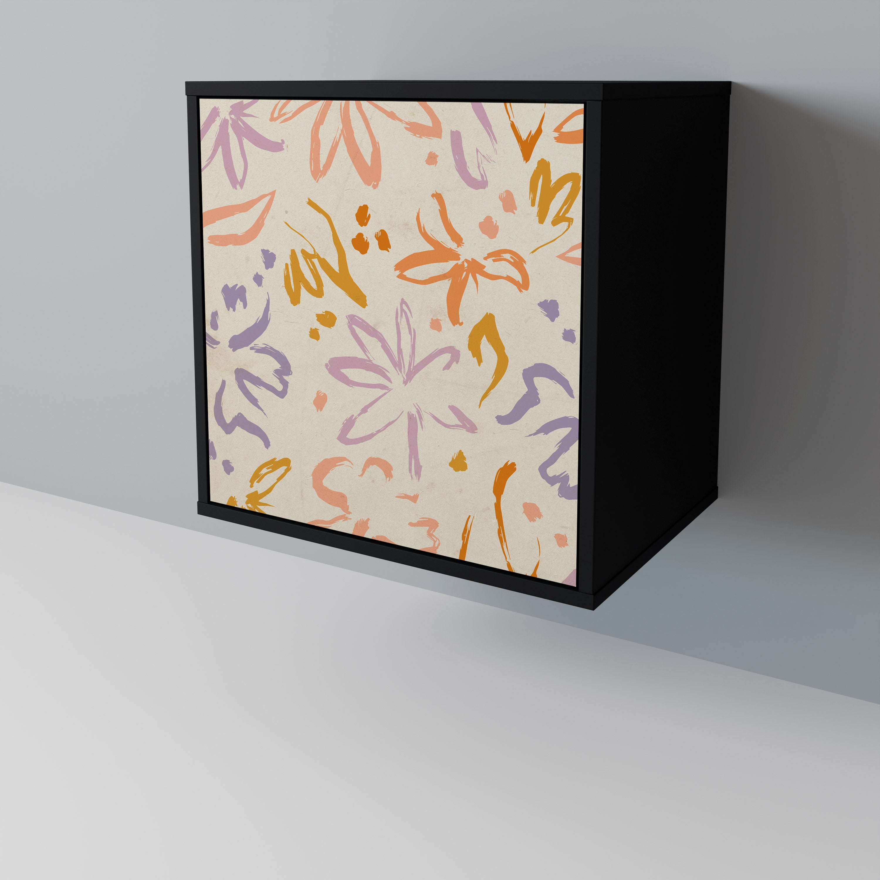 SPRING WHIMSY Sideboard mit 1 Tür in Schwarz