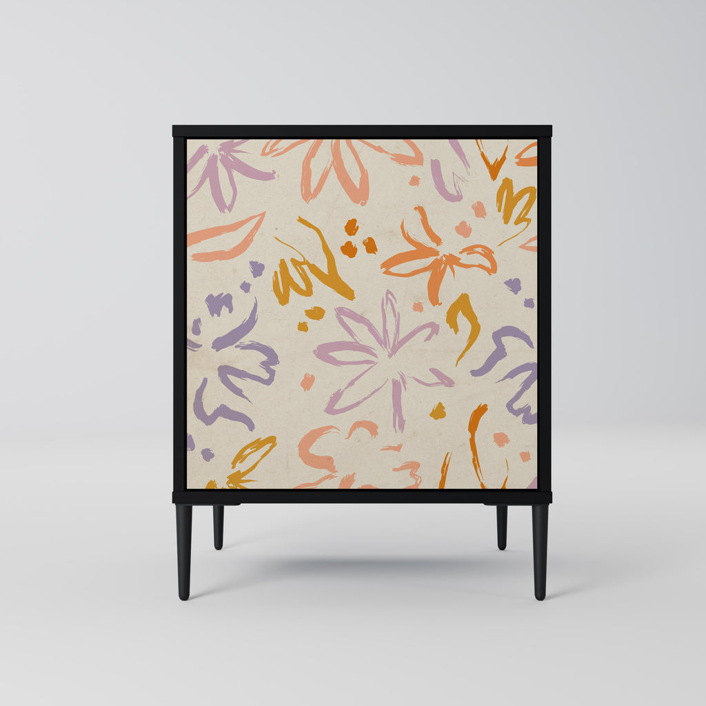 SPRING WHIMSY Sideboard mit 1 Tür in Schwarz