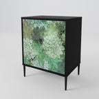 SUCCULENT CLUSTER Sideboard mit 1 Tür in Schwarz