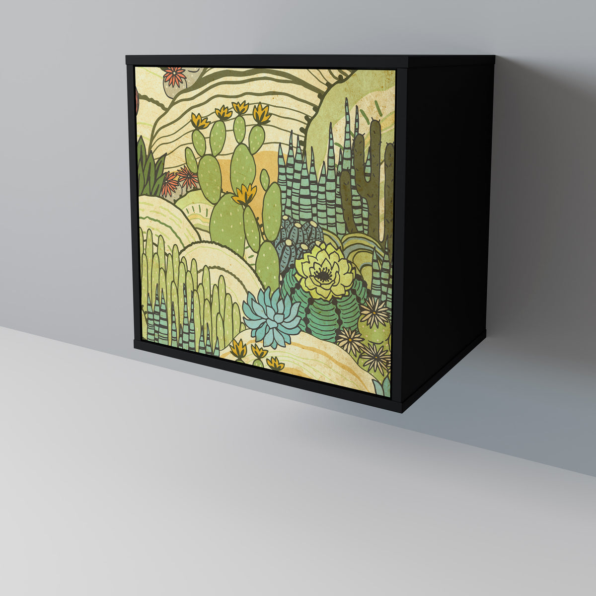 SUCCULENTS KALEIDOSCOPE 1-türiges Sideboard