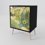 SUCCULENTS KALEIDOSCOPE Sideboard mit 1 Tür in Schwarz