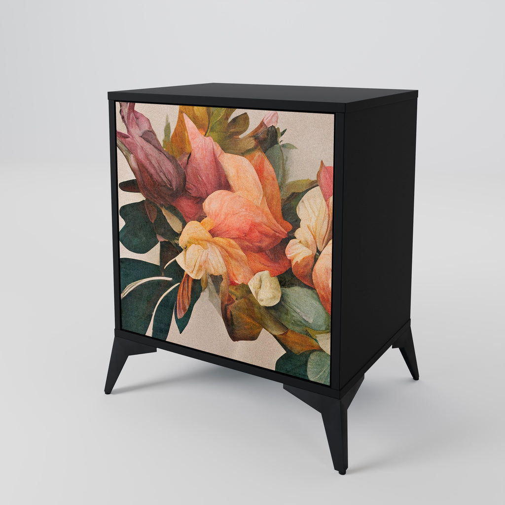 STYLISH BEAUTY Sideboard mit 1 Tür in Schwarz