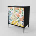 HELLO SPRING Sideboard mit 1 Tür in Schwarz
