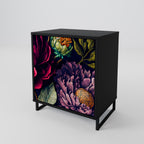 BLOOMING ELEGANCE Sideboard mit 1 Tür in Schwarz