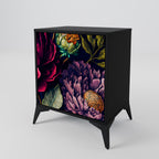 BLOOMING ELEGANCE Sideboard mit 1 Tür in Schwarz