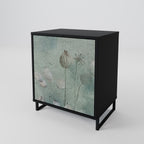 NIGHT LADY Sideboard mit 1 Tür in Schwarz