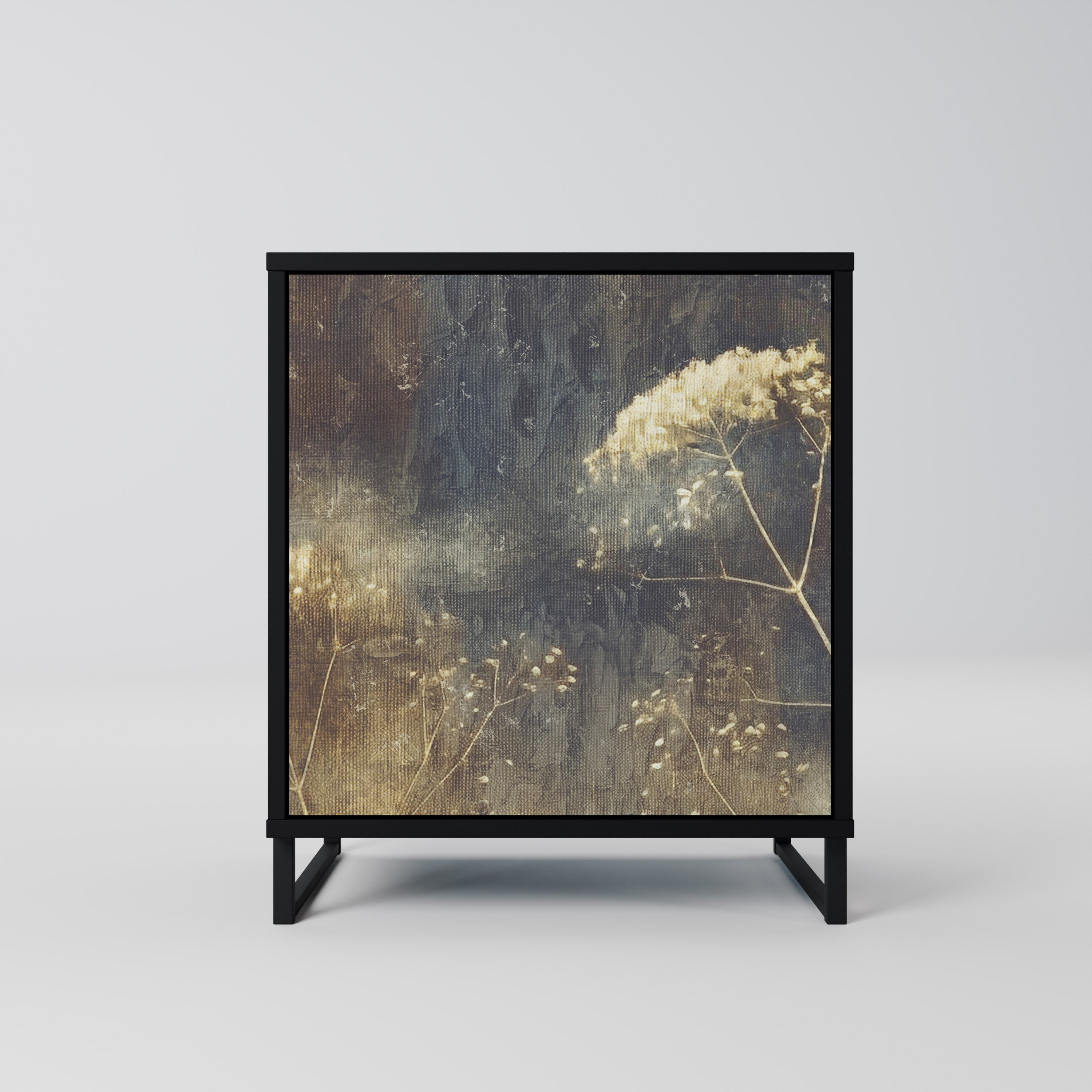 GENTLE POWER Sideboard mit 1 Tür in Schwarz