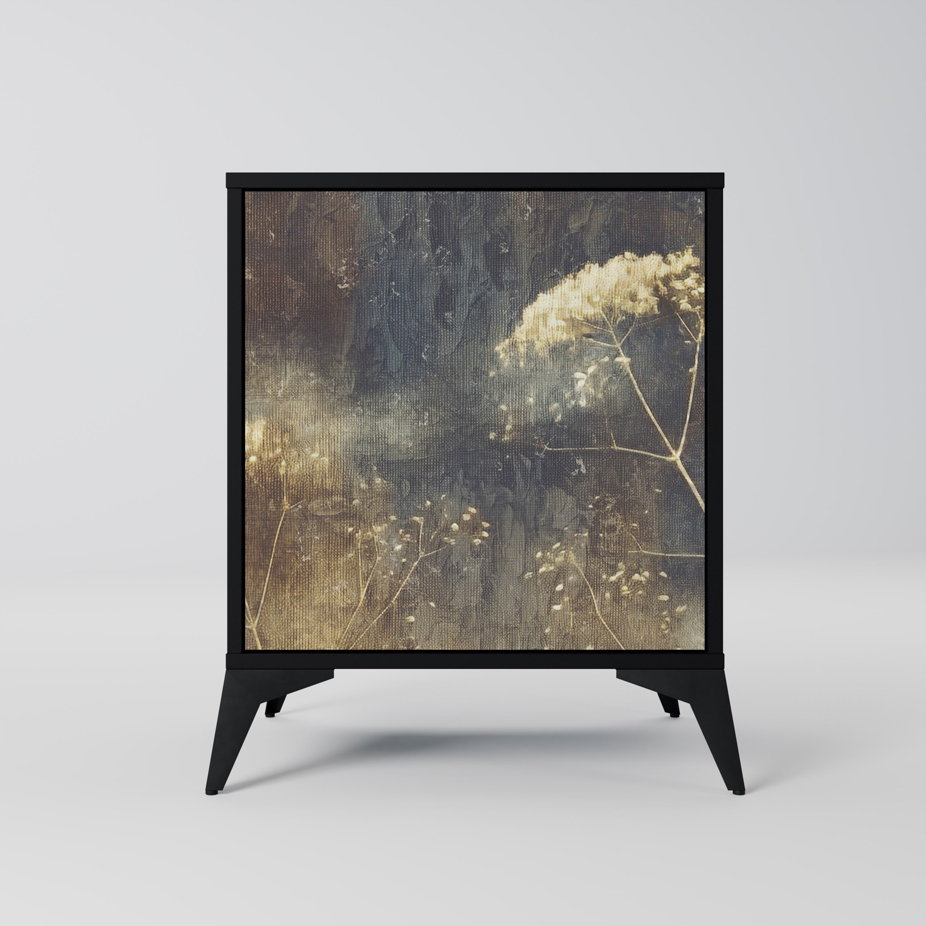 GENTLE POWER Sideboard mit 1 Tür in Schwarz