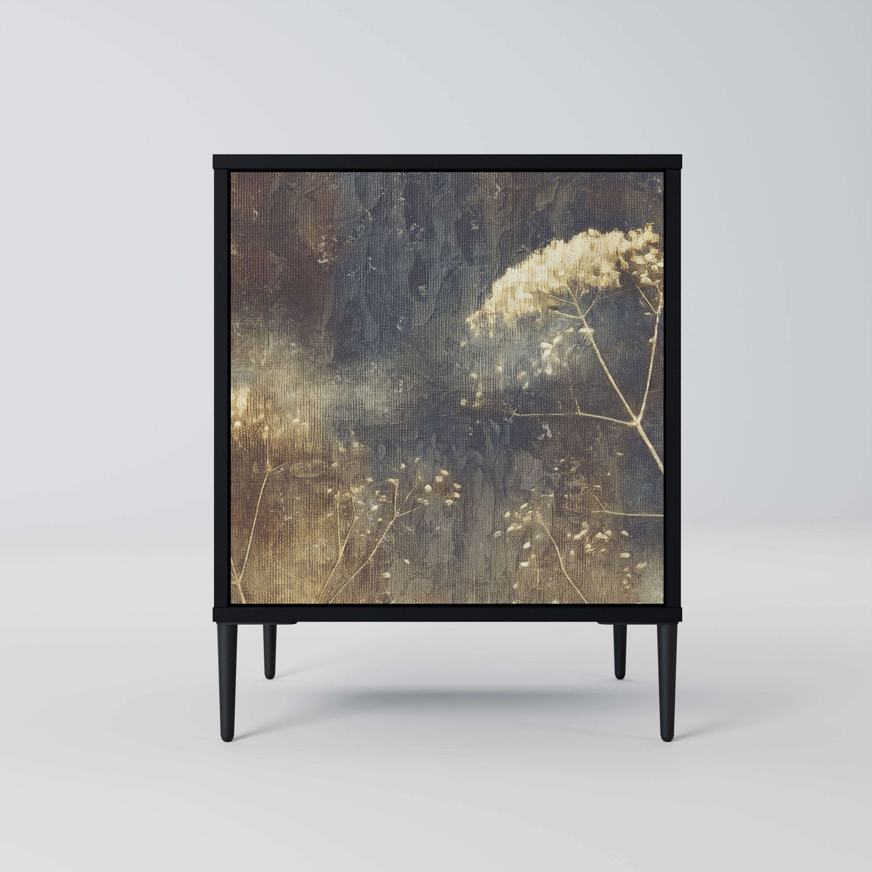 GENTLE POWER Sideboard mit 1 Tür in Schwarz