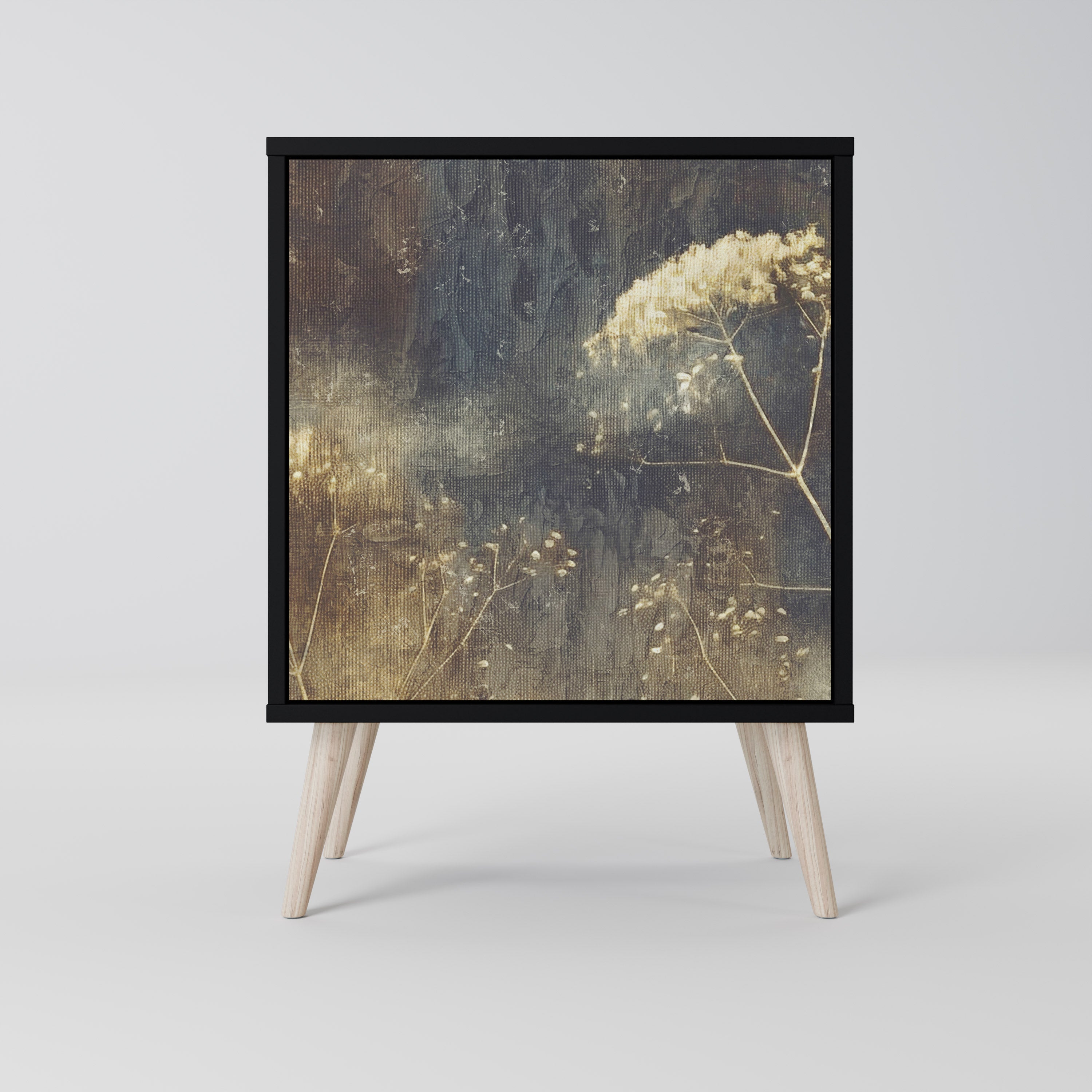 GENTLE POWER Sideboard mit 1 Tür in Schwarz