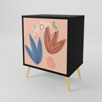 PASTEL DESTINY Sideboard mit 1 Tür in Schwarz