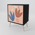 PASTEL DESTINY Sideboard mit 1 Tür in Schwarz
