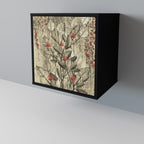 HERBAL GRACE Sideboard mit 1 Tür in Schwarz