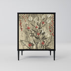 HERBAL GRACE Sideboard mit 1 Tür in Schwarz