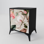 FLORAL GRACE Sideboard mit 1 Tür in Schwarz