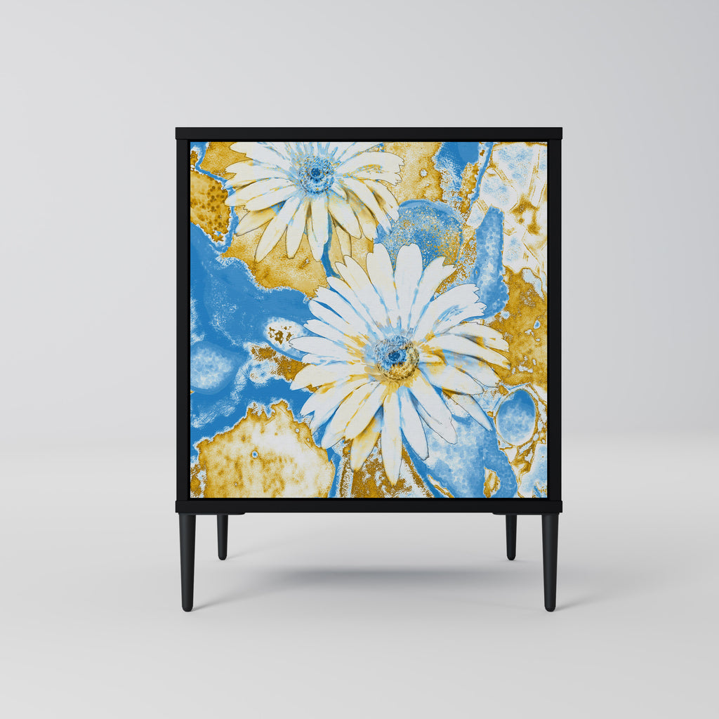 DAISY LUXE Sideboard mit 1 Tür in Schwarz