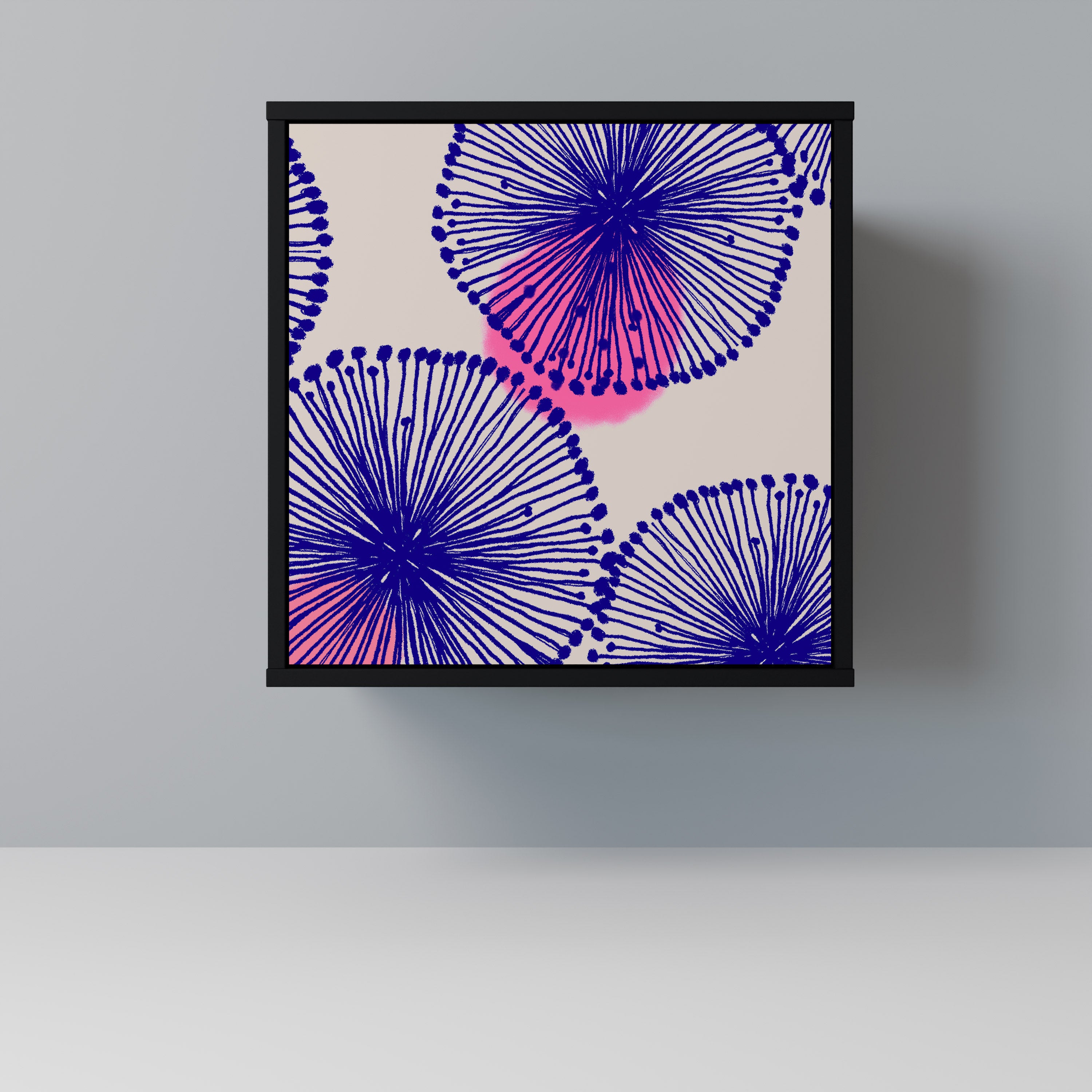 MAGIC NATURE Sideboard mit 1 Tür in Schwarz