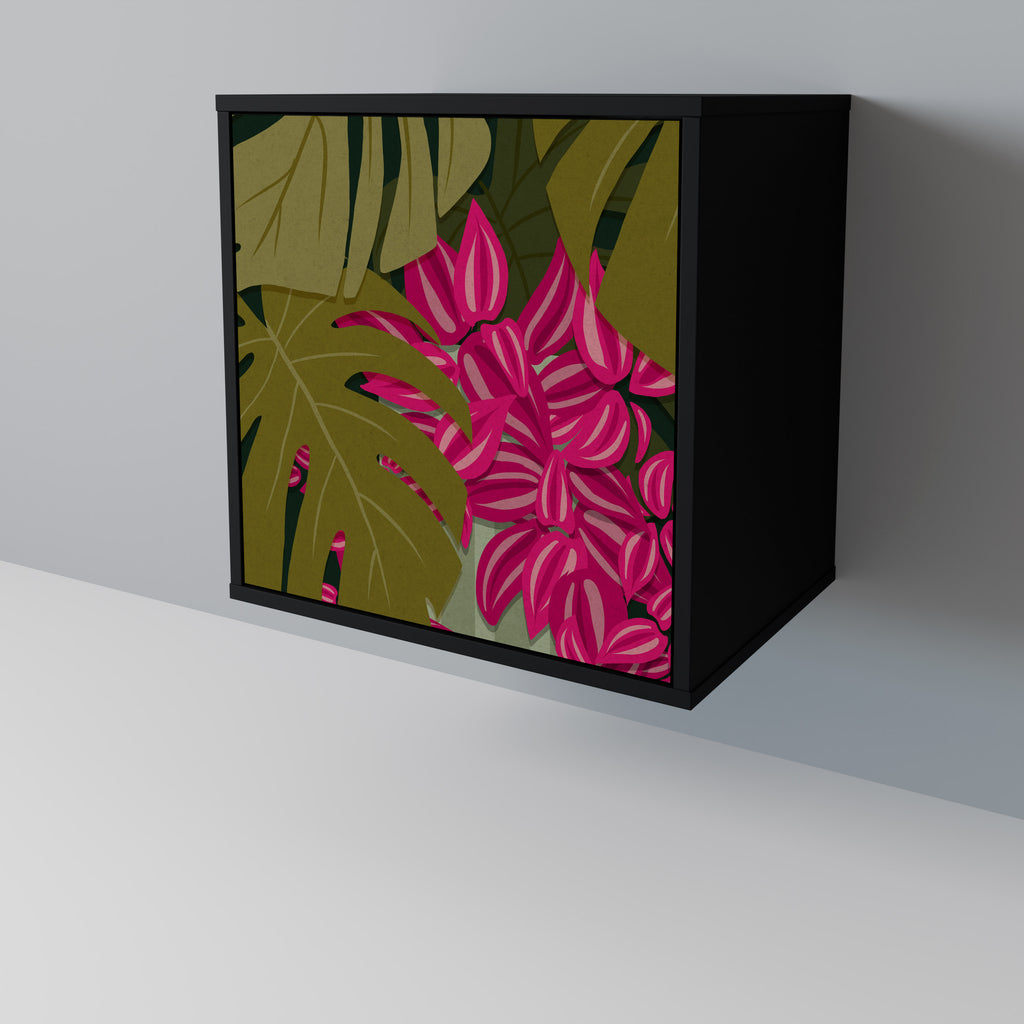 TROPICAL BEAUTY Sideboard mit 1 Tür in Schwarz