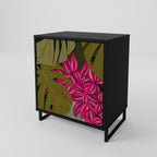 TROPICAL BEAUTY Sideboard mit 1 Tür in Schwarz