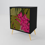 TROPICAL BEAUTY Sideboard mit 1 Tür in Schwarz