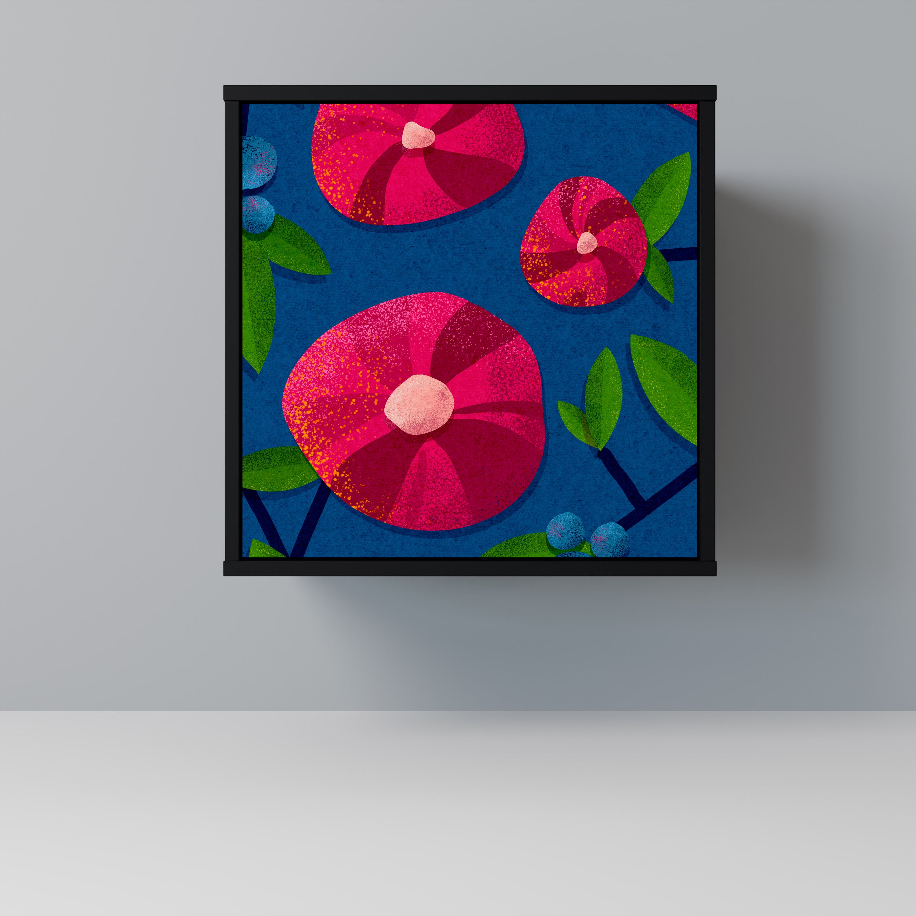 SPRING THOUGHTS Sideboard mit 1 Tür in Schwarz