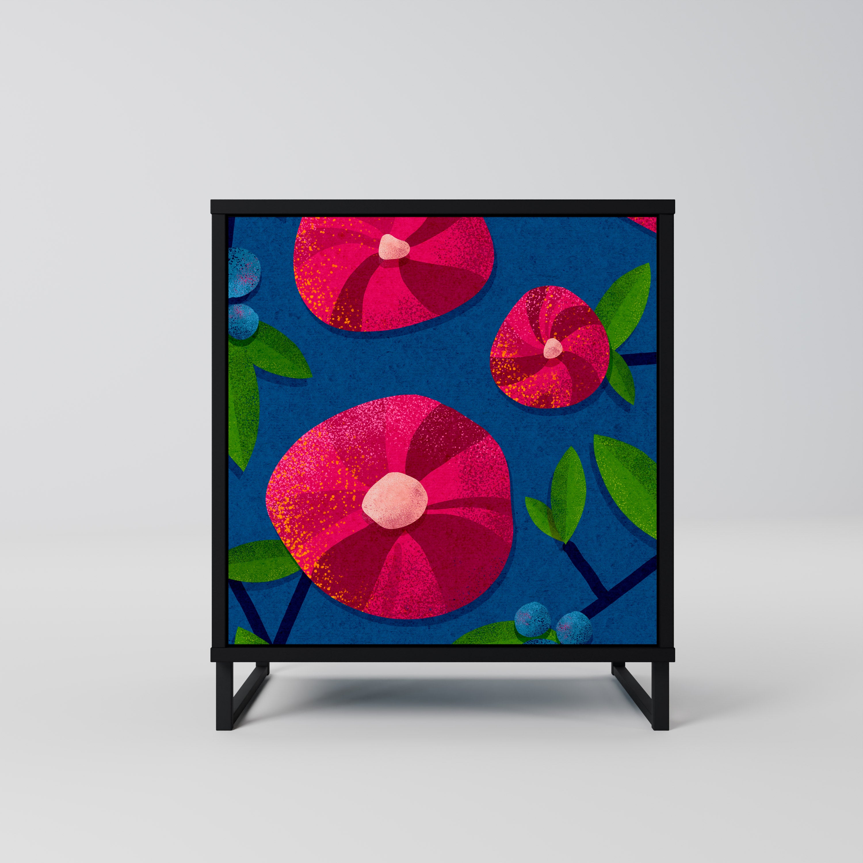 SPRING THOUGHTS Sideboard mit 1 Tür in Schwarz