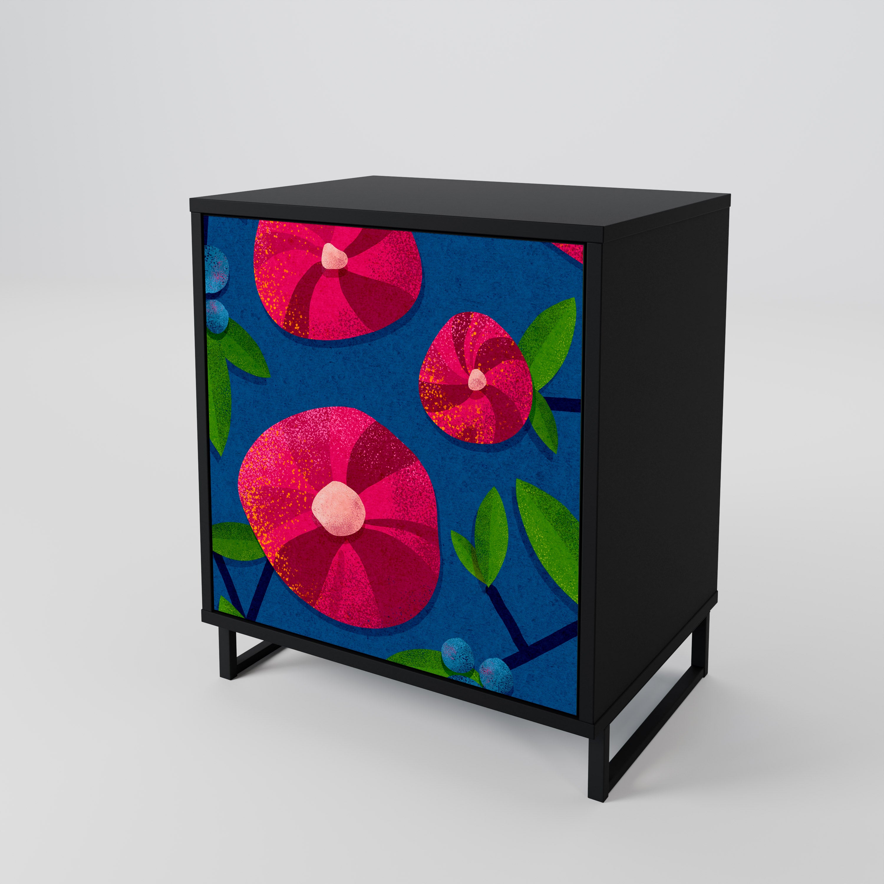 SPRING THOUGHTS Sideboard mit 1 Tür in Schwarz