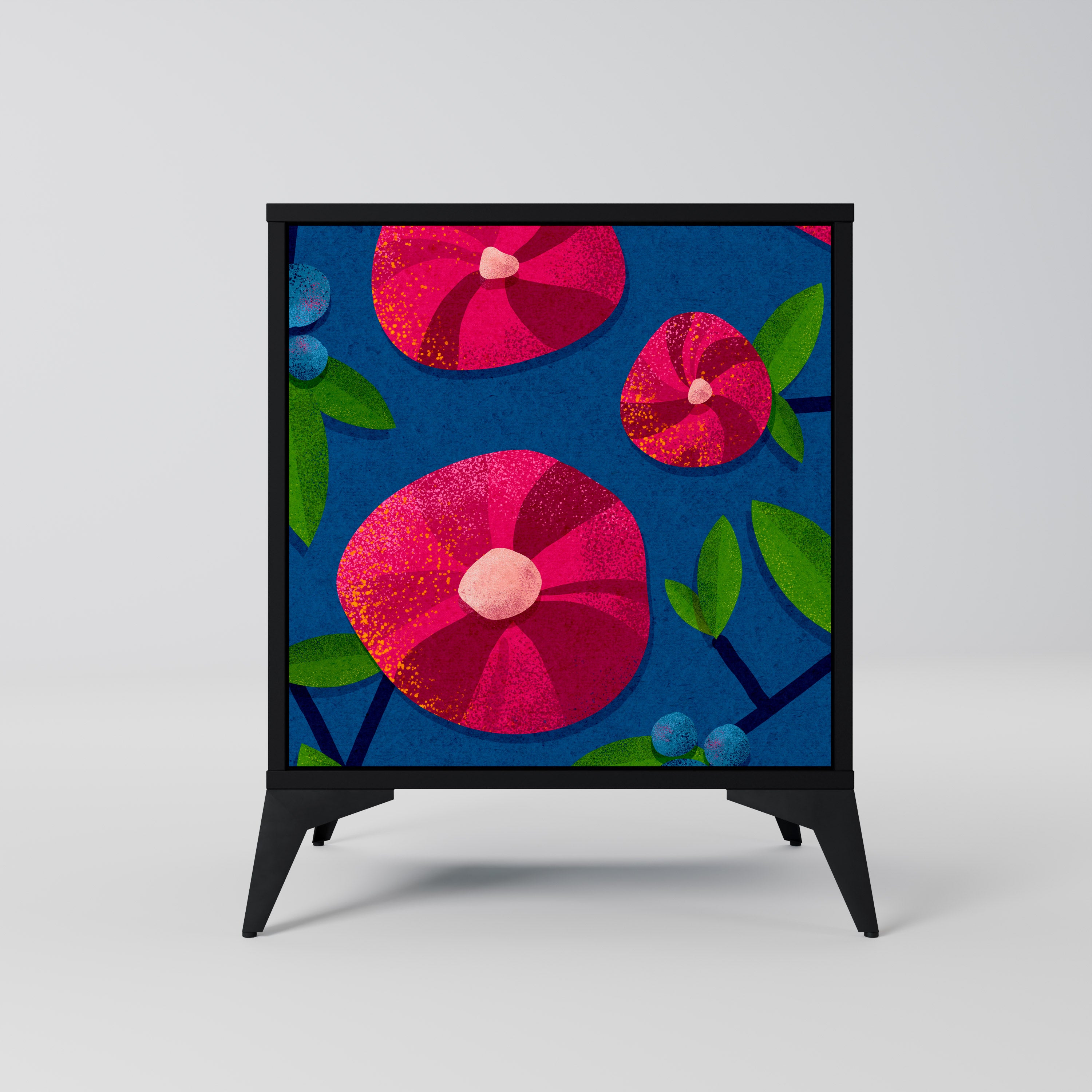 SPRING THOUGHTS Sideboard mit 1 Tür in Schwarz