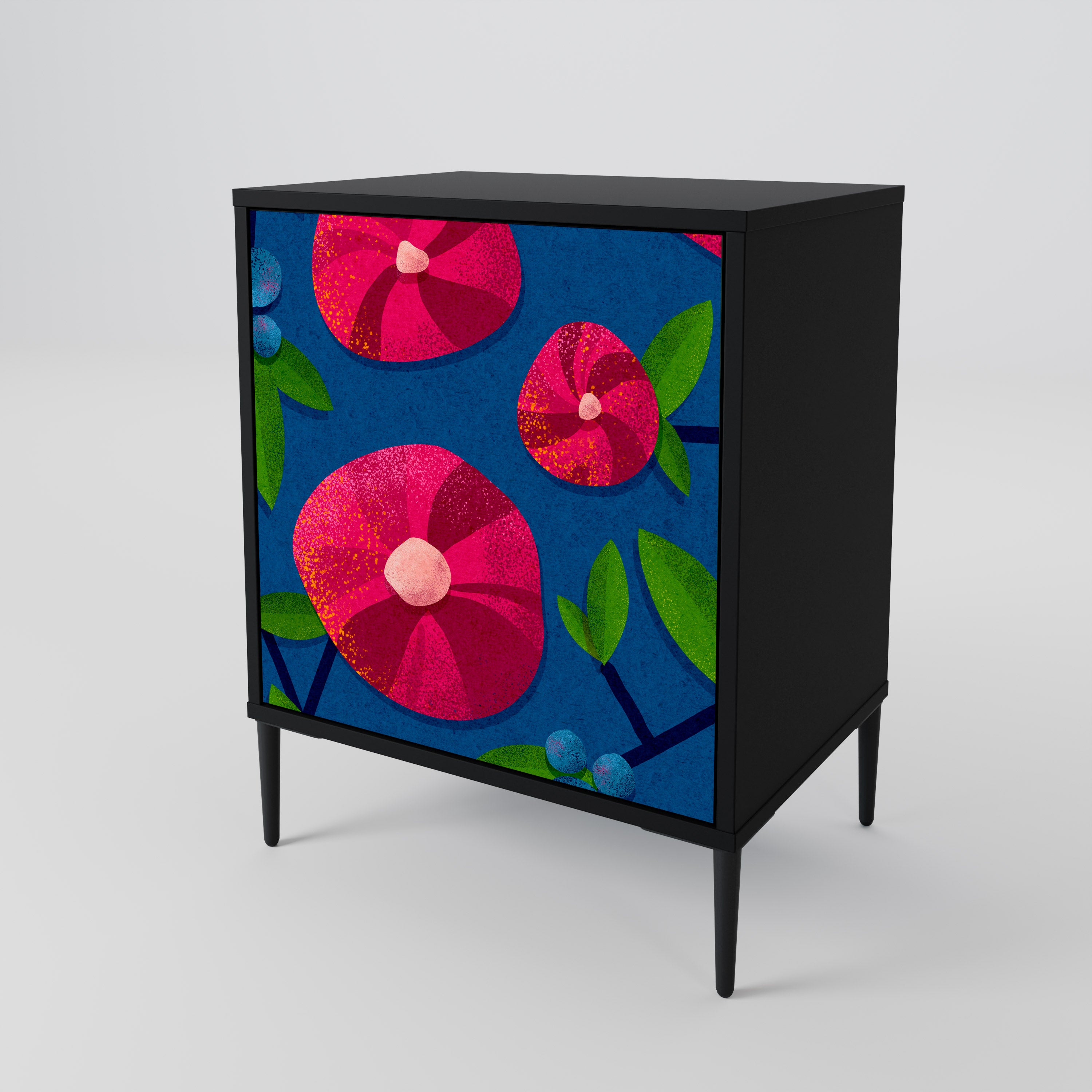 SPRING THOUGHTS Sideboard mit 1 Tür in Schwarz