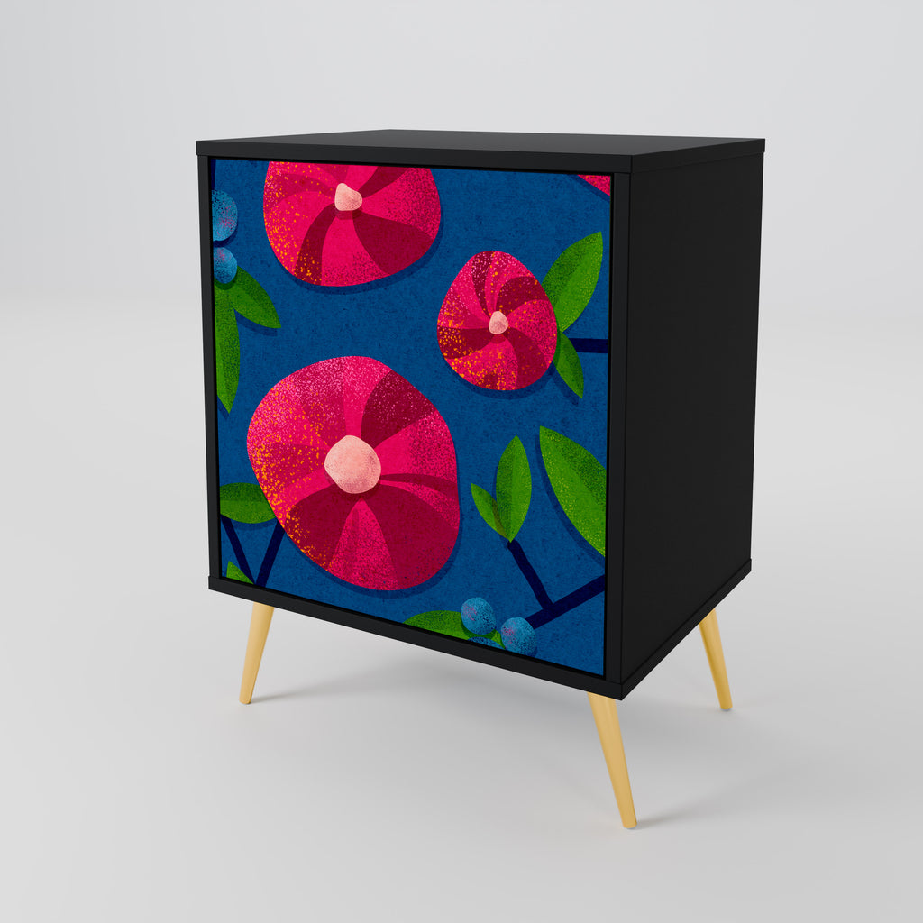 SPRING THOUGHTS Sideboard mit 1 Tür in Schwarz