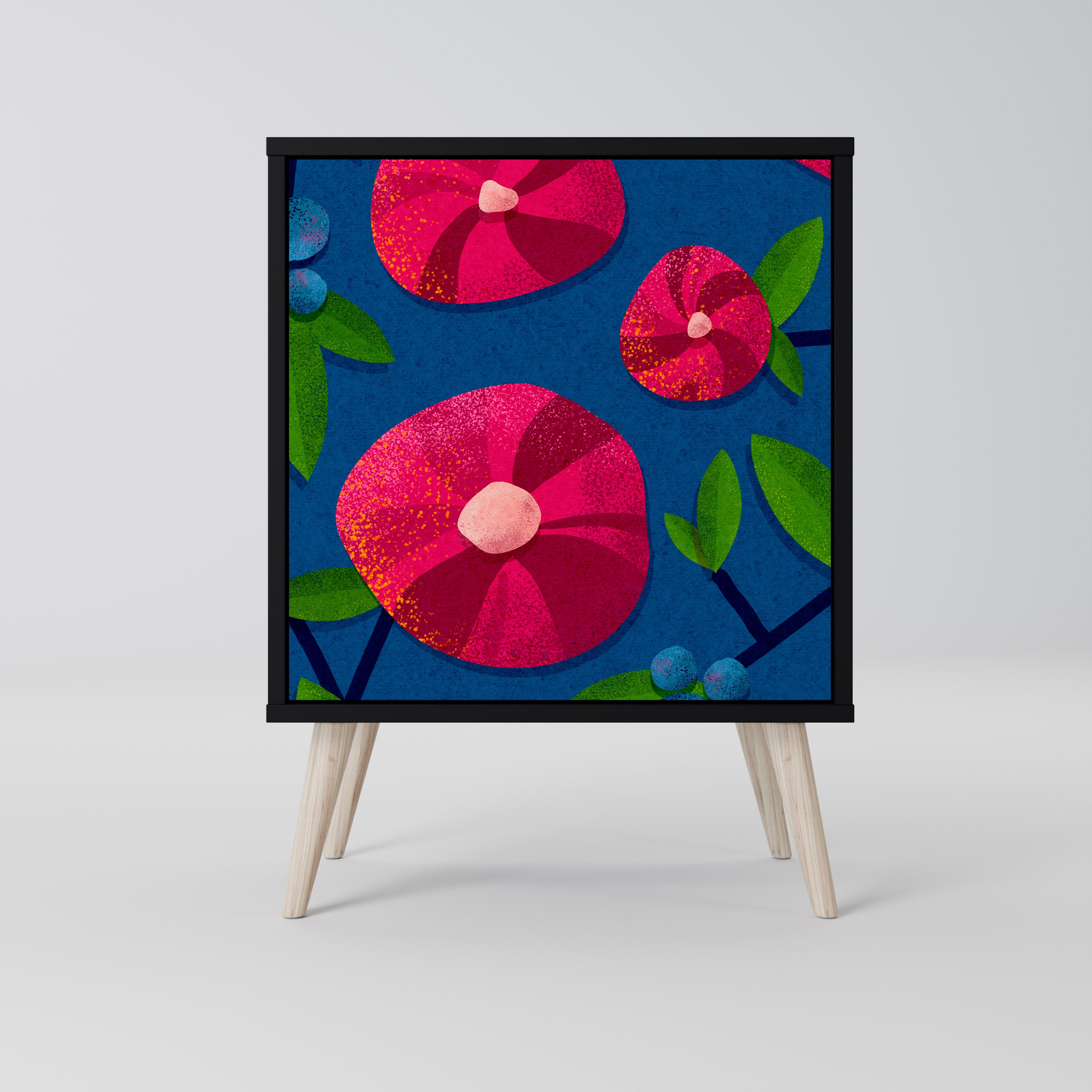 SPRING THOUGHTS Sideboard mit 1 Tür in Schwarz