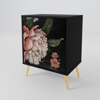 LUSH ELEGANCE Sideboard mit 1 Tür in Schwarz
