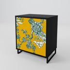 YELLOW CHINOISERIE Sideboard mit 1 Tür in Schwarz
