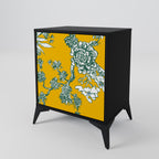YELLOW CHINOISERIE Sideboard mit 1 Tür in Schwarz