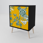 YELLOW CHINOISERIE Sideboard mit 1 Tür in Schwarz