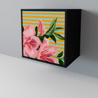 FRAGILE BEAUTY Sideboard mit 1 Tür in Schwarz