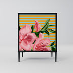 FRAGILE BEAUTY Sideboard mit 1 Tür in Schwarz