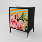 FRAGILE BEAUTY Sideboard mit 1 Tür in Schwarz