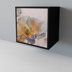 SOFTEN POPPY Sideboard mit 1 Tür in Schwarz