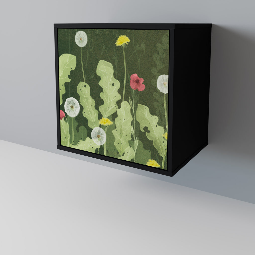 DANDELION AMUSE Sideboard mit 1 Tür in Schwarz